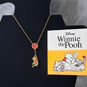 Disney Winnie the Pooh Goldtone Brass Necklace